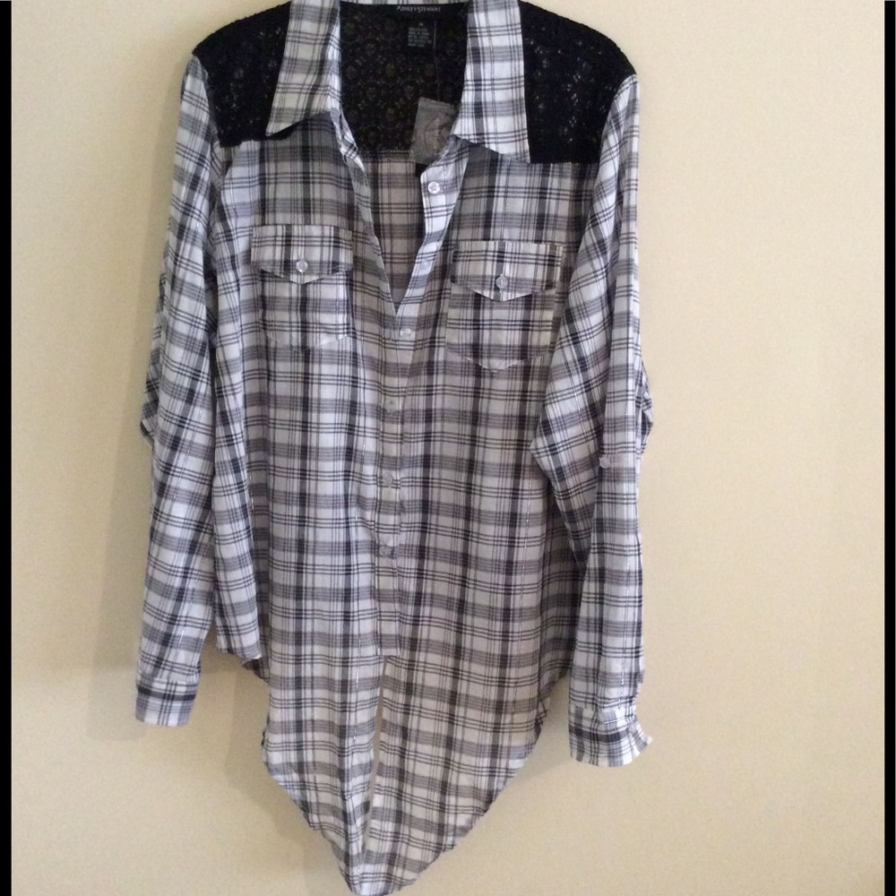 NWT Ashley Steward Blouse